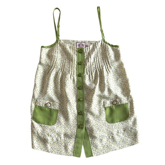 Juicy Couture Green Beano Soft Woven Silk Tank ASO Gabriella Montez - Picture 3 of 9